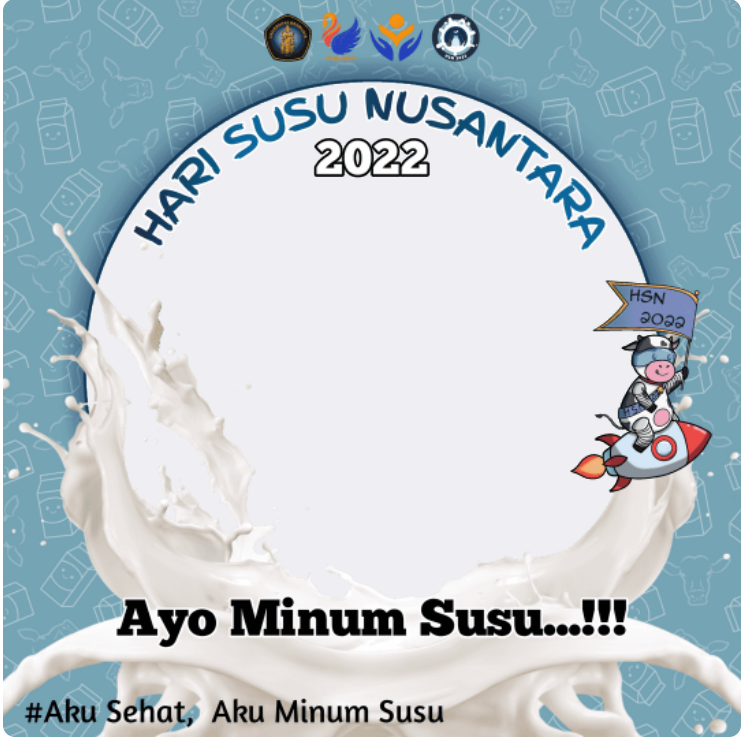Twibbon Hari Susu Nusantara di Tahun 2022