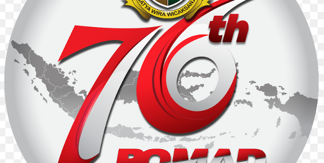 Logo Dirgahayu POMAD ke-76 Tahun 2022