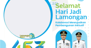 Twibbon HUT Kabupaten Lamongan ke-453 Tahun 2022