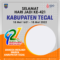 Twibbon HUT Kabupaten Tegal ke-421 Tahun 2022