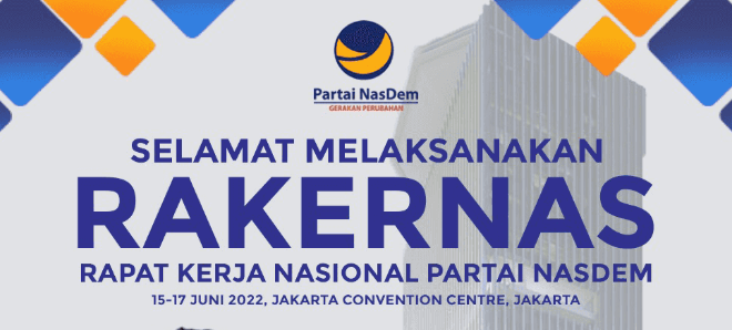 Twibbon Rakernas Partai Nasdem Tahun 2022