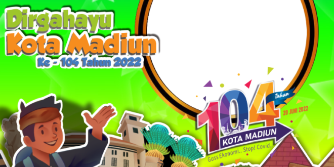 Twibbon HUT Kota Madiun ke-104 Tahun 2022