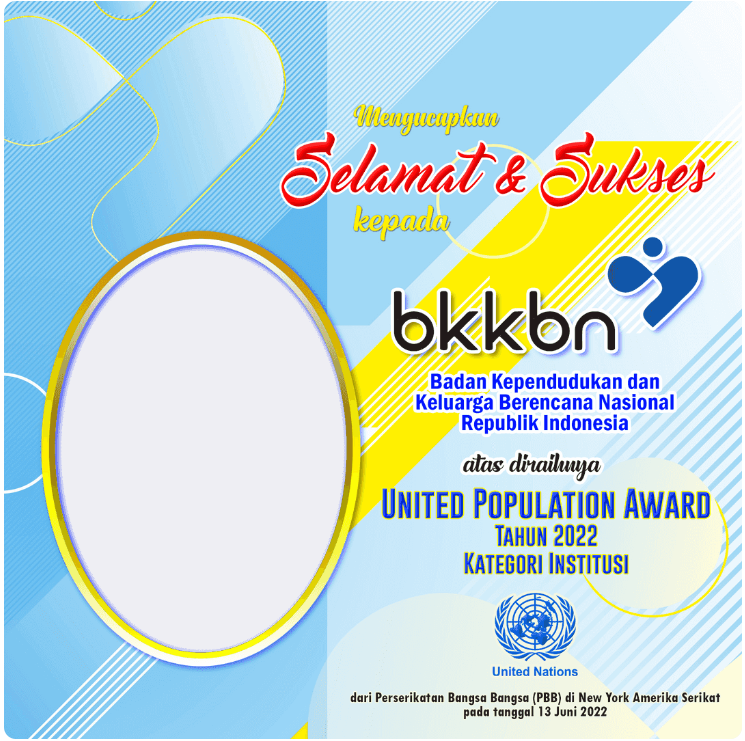 Twibbon BKKBN Raih UN Population Award Tahun 2022