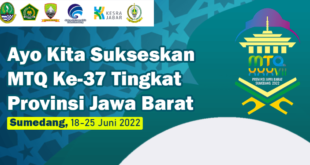 Twibbon Ayo Sukseskan MTQ Jawa Barat ke-37 Tahun 2022
