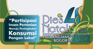 Twibbon Dies Natalis Polbangtan Bogor ke-4 Tahun 2022