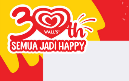 Twibbon HUT Wall’s Happy ke-30 Tahun 2022