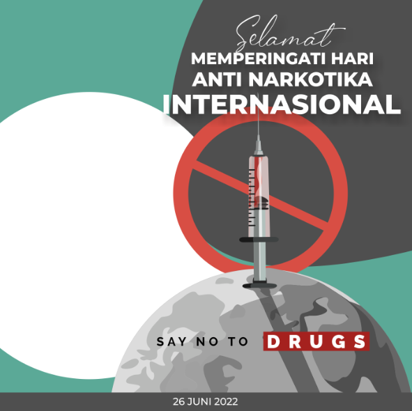 Twibbon Hari Anti Narkotika Internasional Tahun 2022