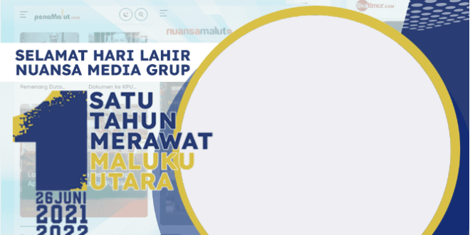 Twibbon HUT Nuansa Media Grup ke-1 Tahun 2022