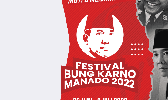 Twibbon Festival Bung Karno Manado Tahun 2022