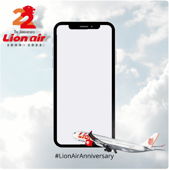 Twibbon HUT Lion Air ke-22 Tahun 2022