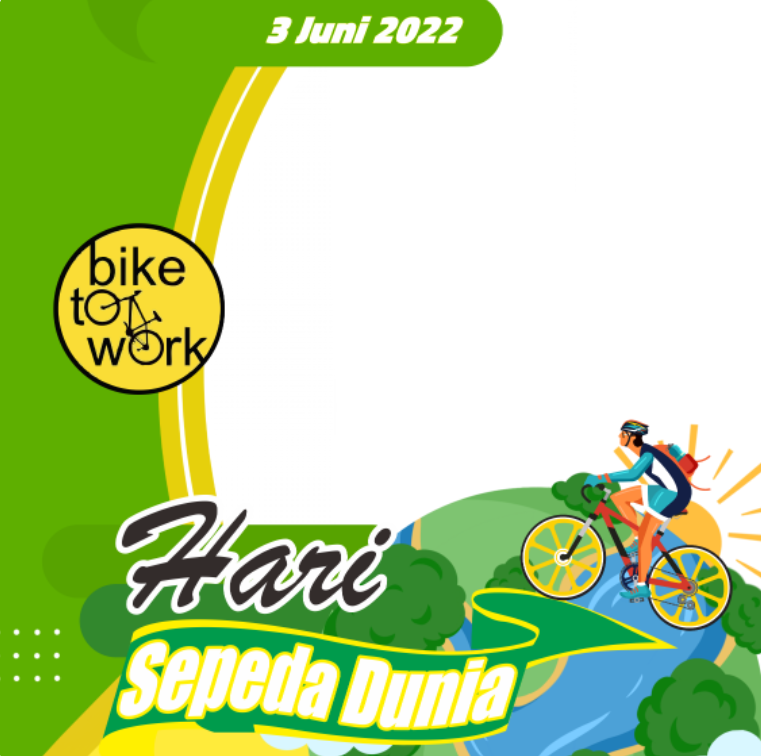 Twibbon Hari Sepeda Sedunia di Tahun 2022