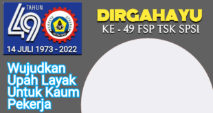 Twibbon Ulang Tahun FSP TSK SPSI Tahun 2022