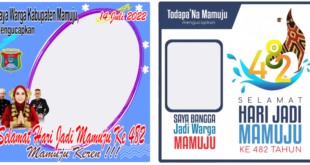 Twibbon HUT Kabupaten Mamuju ke-482 Tahun 2022