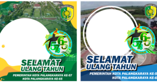 Twibbon HUT Kota Palangkaraya Tahun 2022