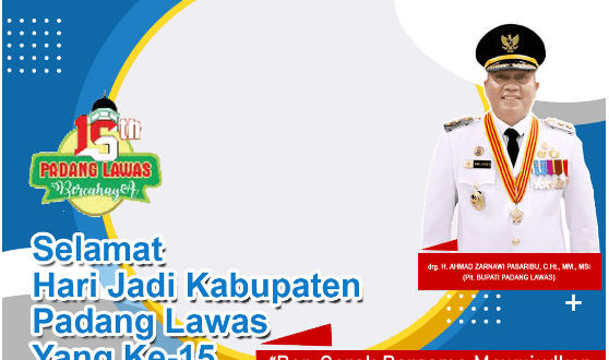 Twibbon HUT Kabupaten Padang Lawas ke-15 Tahun 2022