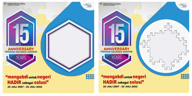 Twibbon Hari Jadi PKH ke-15 Tahun 2022