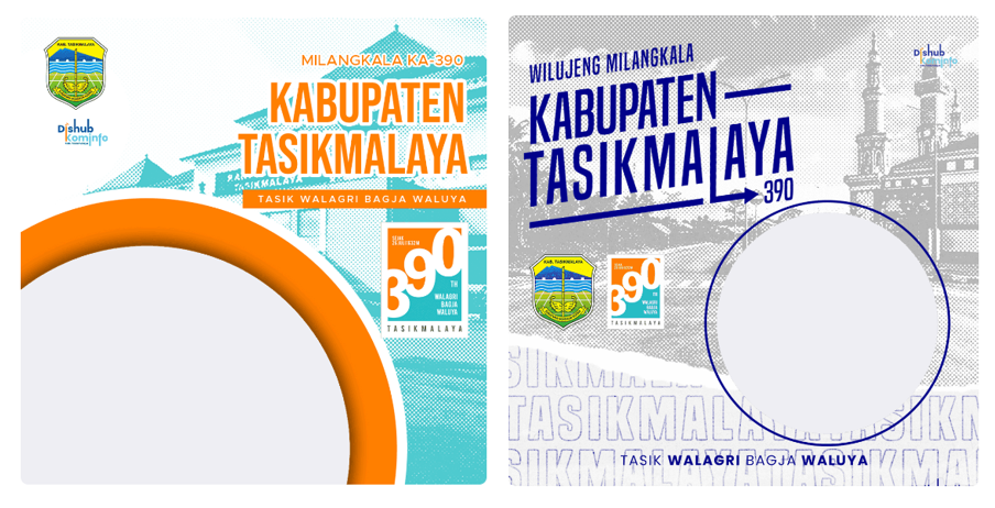 Twibbon HUT Kabupaten Tasikmalaya ke-390 Tahun 2022