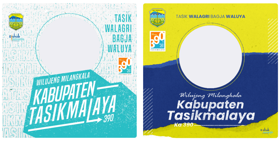 Twibbon HUT Kabupaten Tasikmalaya ke-390 Tahun 2022