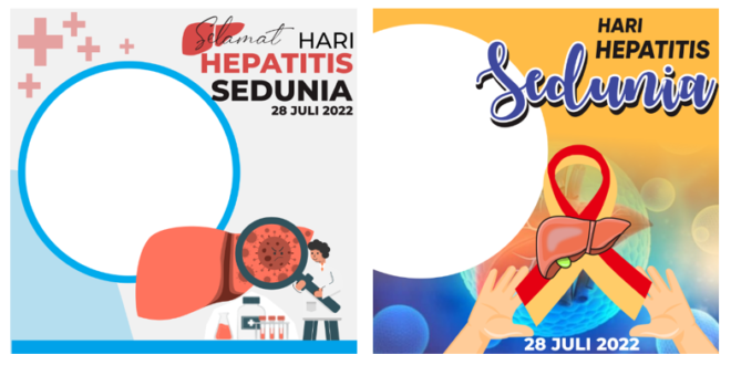 Twibbon Hari Hepatitis Sedunia Tahun 2022