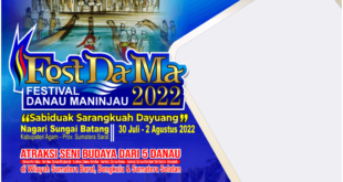 Twibbon Festival Danau Maninjau 2022