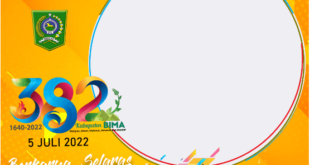 Twibbon HUT Kabupaten Bima ke-382 Tahun 2022