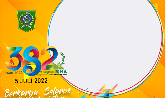 Twibbon HUT Kabupaten Bima ke-382 Tahun 2022