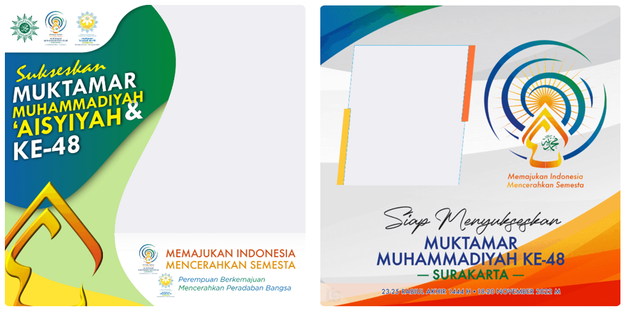Twibbon Muktamar Muhammadiyah Aisyiyah ke-48 Tahun 2022