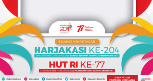 Twibbon HUT Kabupaten Situbondo ke-204 Tahun 2022