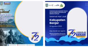 Twibbon HUT Kabupaten Banjar ke-72 Tahun 2022