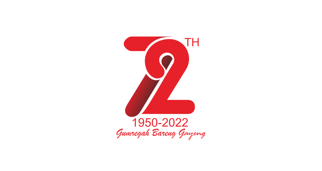 Logo HUT Provinsi Jawa Tengah ke-72 Tahun 2022