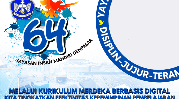 Twibbon HUT Yayasan Insan Mandiri Denpasar ke-64 Tahun 2022