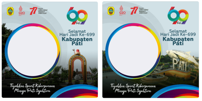 Twibbon HUT Kabupaten Pati ke-699 Tahun 2022