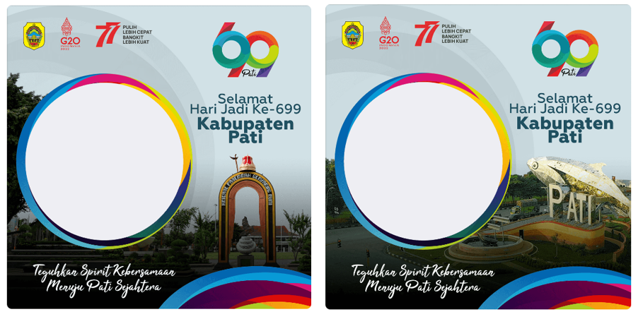 Twibbon HUT Kabupaten Pati ke-699 Tahun 2022