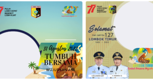 Twibbon HUT Kabupaten Lotim ke-127 Tahun 2022