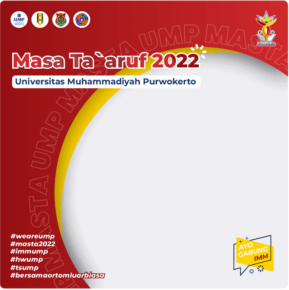 Twibbon Masta PMB UMP Tahun 2022