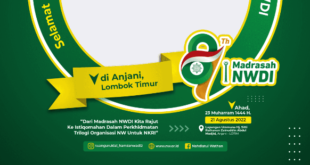 Twibbon HUT Madrasah NWDI ke-87 Tahun 2022