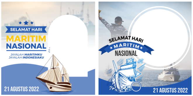 Twibbon Hari Maritim Nasional Tahun 2022