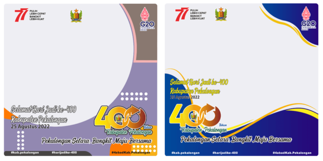 Twibbon HUT Kabupaten Pekalongan ke-200 Tahun 2022