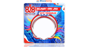 Twibbon HUT Kota Trenggalek ke-828 Tahun 2022