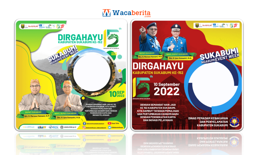 Twibbon HUT Kabupaten Sukabumi ke-152 Tahun 2022