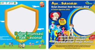 Twibbon Bulan Imunisasi Anak Nasional Tahun 2022