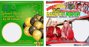 Twibbon HUT Kabupaten Seruyan ke-20 Tahun 2022