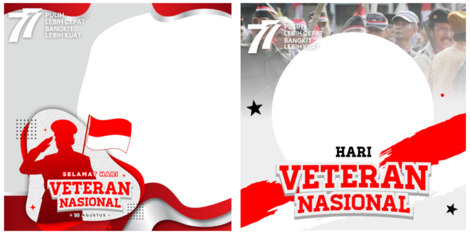 Twibbon Hari Veteran Nasional ke-8 Tahun 2022