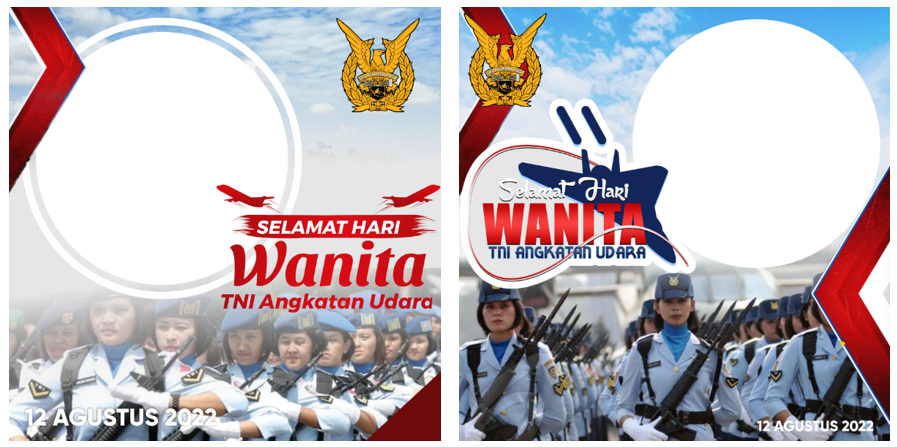 Twibbon HUT Wanita TNI AU ke-59 Tahun 2022