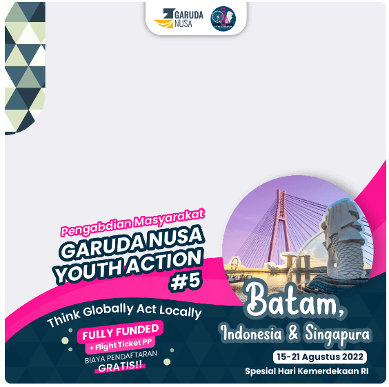 Twibbon Garuda Nusa Youth Action ke-5 Tahun 2022