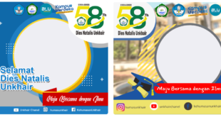 Twibbon Dies Natalis Unkhair ke-58 Tahun 2022