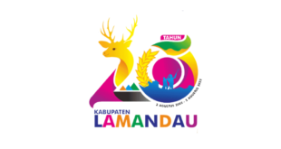 Logo HUT Kabupaten Lamandau ke-20 Tahun 2022
