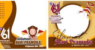 Twibbon Hari Pramuka Nasional ke-61 Tahun 2022