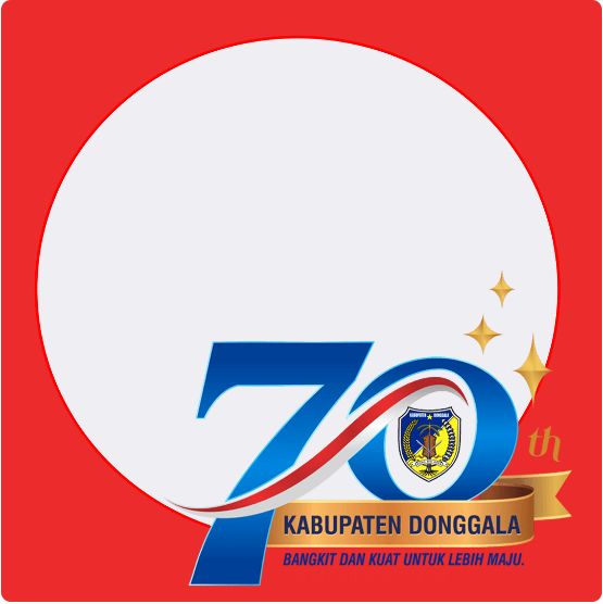 Twibbon HUT Kabupaten Donggala ke-70 Tahun 2022