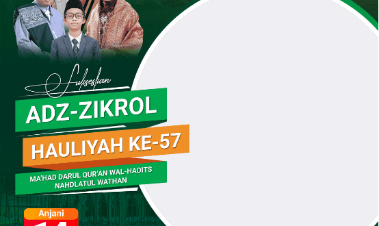 Twibbon Zikrol Hauliyah MDQH NW ke-57 Tahun 2022